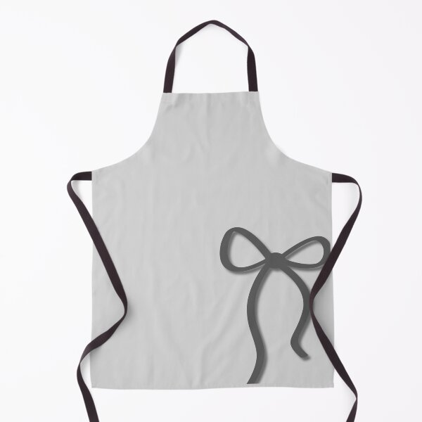 Item preview, Minimalist Charcoal Gray Ribbon Bow on Light Gray designed and sold by Hrndz Store.