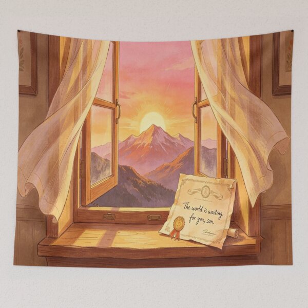 Item preview, World Awaits – Conscious Graduation Gift from Mom designed and sold by Cristhian Almanza.