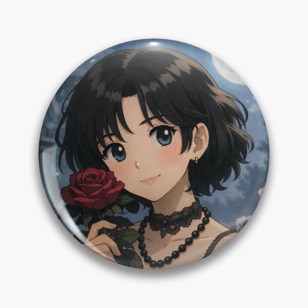 Item preview, Sweet Goth Girl with Rose designed and sold by YettaArtDeco.