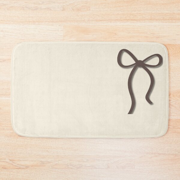 Item preview, Minimalist Brown Ribbon Bow on Cream designed and sold by Hrndz Store.