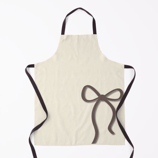 Item preview, Minimalist Brown Ribbon Bow on Cream designed and sold by Hrndz Store.