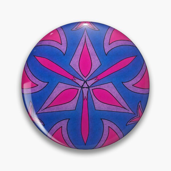 Item preview, Bisexual Pride Stained Glass designed and sold by Blackmoonrose13.