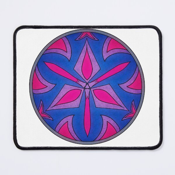 Item preview, Bisexual Pride Stained Glass designed and sold by Blackmoonrose13.
