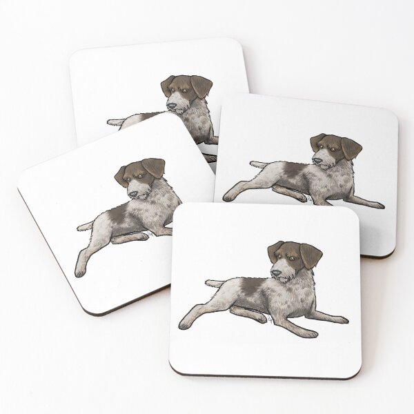 Item preview, Dog - German Wirehaired Pointer - Brown Patched designed and sold by Jennifer Stolzer.
