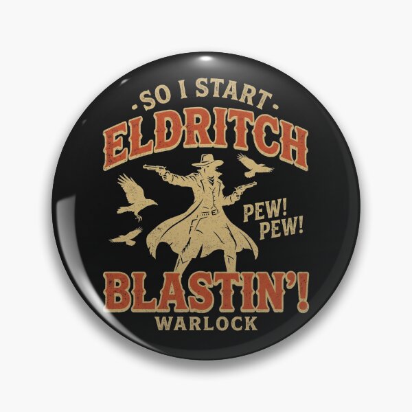 Item preview, So I Start Eldritch Blastin Warlock Retro Humor designed and sold by AdyKurniawan.