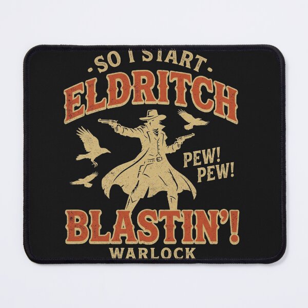 Item preview, So I Start Eldritch Blastin Warlock Retro Humor designed and sold by AdyKurniawan.