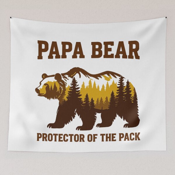 Item preview, Papa Bear – Protector of the Pack designed and sold by LuloCreative.