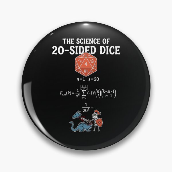 Item preview, The Science Of 20-  Sided Dice Tabletop Math Humor designed and sold by AdyKurniawan.