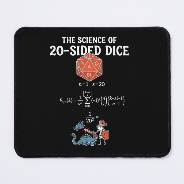 Item preview, The Science Of 20- Sided Dice Tabletop Math Humor designed and sold by AdyKurniawan.