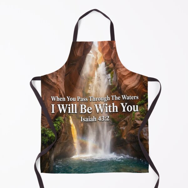 Item preview, I Will Be With You Isaiah 43:2 Landscape designed and sold by RRRShop.