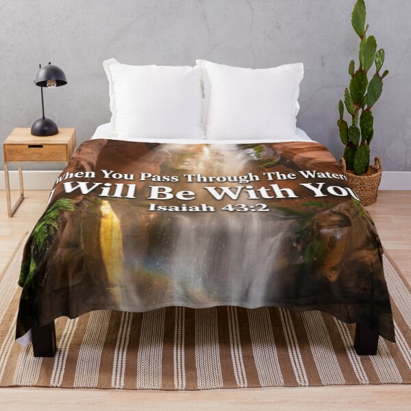 Item preview, I Will Be With You Isaiah 43:2 Landscape designed and sold by RRRShop.