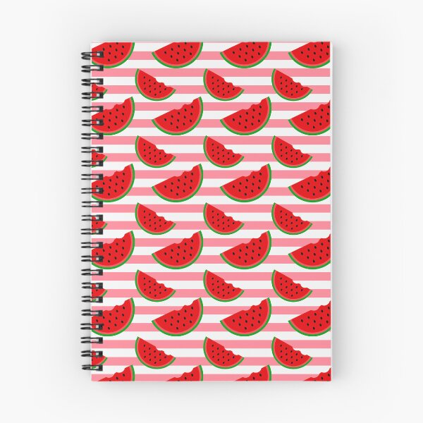 Item preview, Sliced Watermelon Pattern On Pink And White Stripes designed and sold by DEC02.