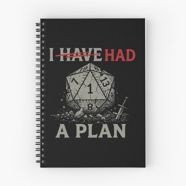 Item preview, I Had A Plan Broken D 20 Tabletop Failed Campaign designed and sold by AdyKurniawan.