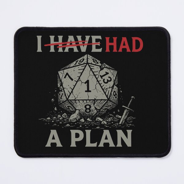 Item preview, I Had A Plan Broken D 20 Tabletop Failed Campaign designed and sold by AdyKurniawan.