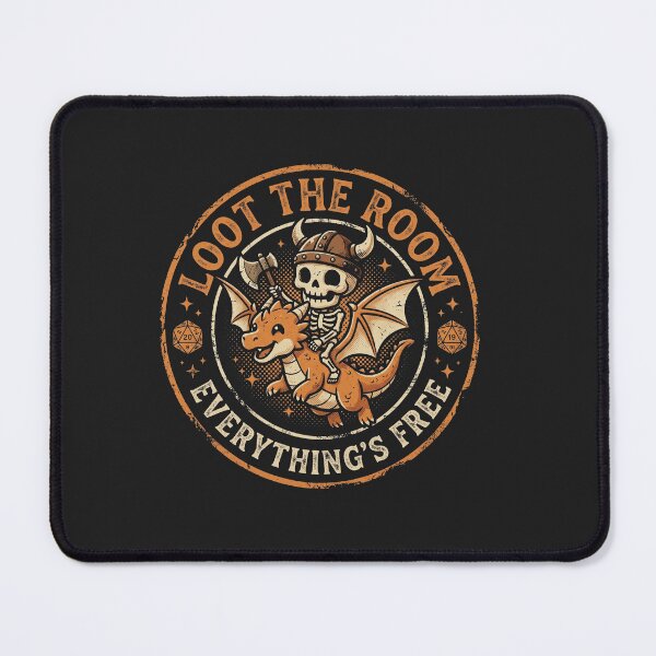 Item preview, Loot The Room Everything Is Free Skeleton Dragon Retro designed and sold by AdyKurniawan.