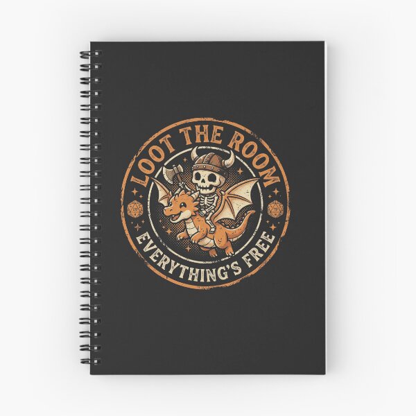 Item preview, Loot The Room Everything Is Free Skeleton Dragon Retro  designed and sold by AdyKurniawan.