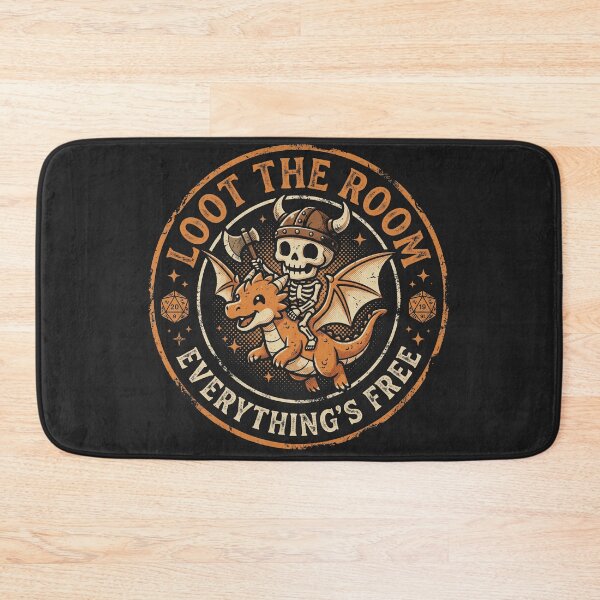 Item preview, Loot The Room Everything Is Free Skeleton Dragon Retro  designed and sold by AdyKurniawan.