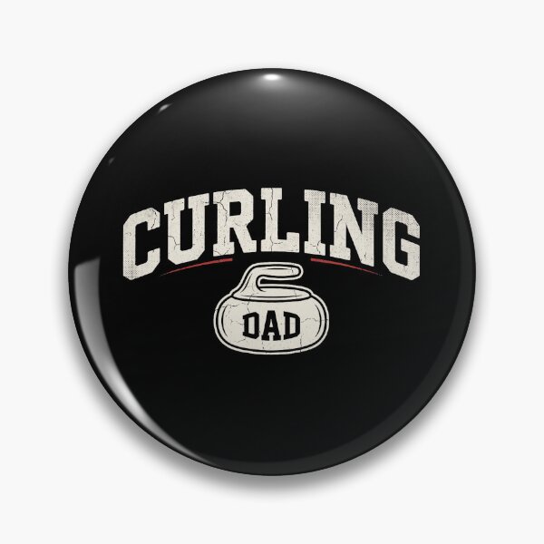 Item preview, Curling Dad Retro Sports Lettering Vintage Ice Game Style designed and sold by zamiokaline.