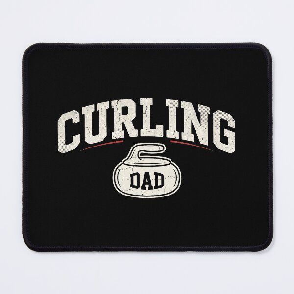 Item preview, Curling Dad Retro Sports Lettering Vintage Ice Game Style designed and sold by zamiokaline.