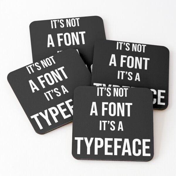 Item preview, It's Not A Font It's A Typeface – Funny Graphic Designer Gift Typography Humor designed and sold by navygandesign.