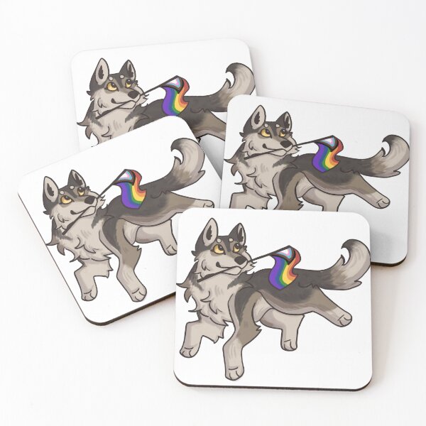 Item preview, Pride Wolf designed and sold by Larkspur_Arts.