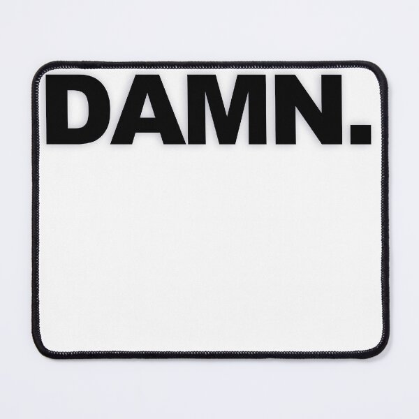 Item preview, DAMN. — Black Minimal Bold Type Statement designed and sold by WORDPAUSE.