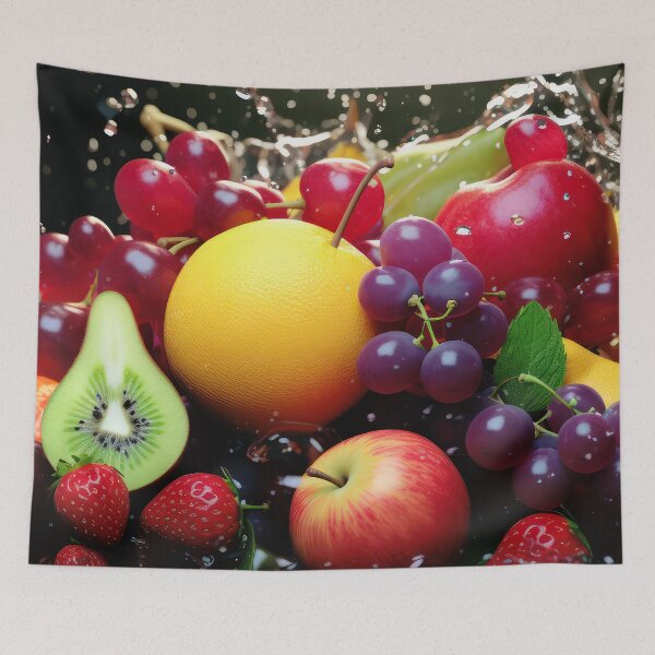 Item preview, Vibrantly Colorful Fruit Arrangement With Joyful Water Splashes designed and sold by DEC02.