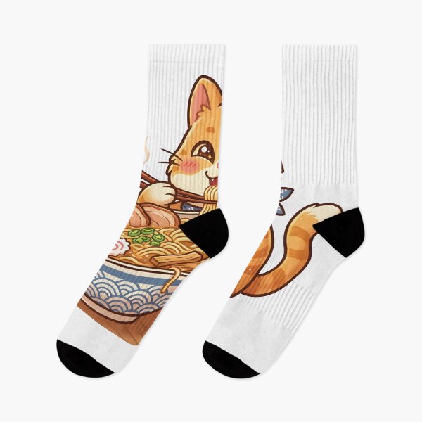 Item preview, Orange Cat Eating Ramen designed and sold by umiinuraa.