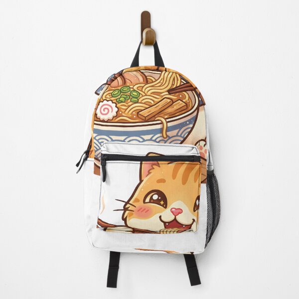 Item preview, Orange Cat Eating Ramen designed and sold by umiinuraa.