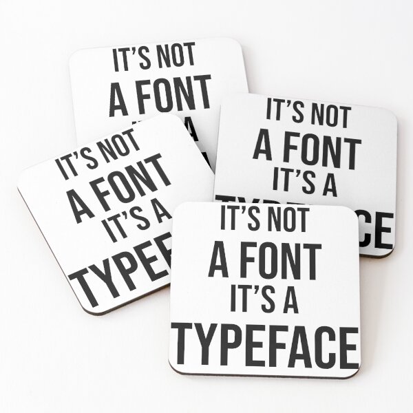 Item preview, It's Not A Font It's A Typeface – Funny Graphic Designer Gift Typography Humor designed and sold by navygandesign.