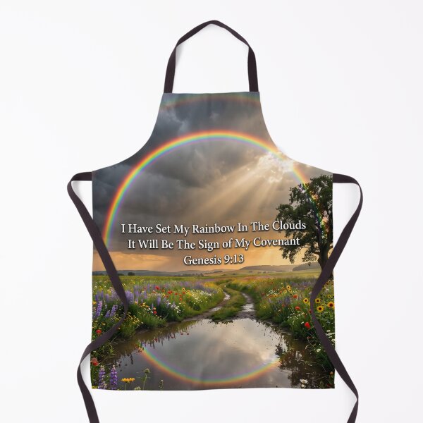 Item preview, Rainbow Covenant Sign Genesis 9:13 Landscape designed and sold by RRRShop.