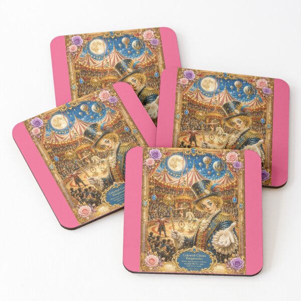Item preview, Celestial Circus Ringmaster – Moonlit Fantasy Carnival Art designed and sold by sunbowjp stadio.