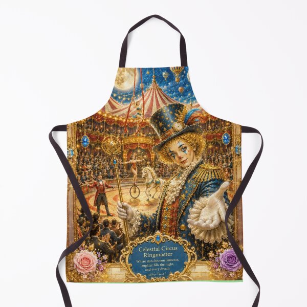 Item preview, Celestial Circus Ringmaster – Moonlit Fantasy Carnival Art designed and sold by sunbowjp stadio.