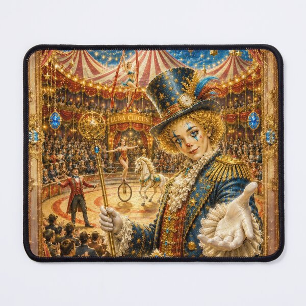Item preview, Celestial Circus Ringmaster – Moonlit Fantasy Carnival Art designed and sold by sunbowjp stadio.