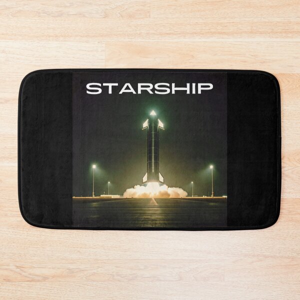 Item preview, SpaceX Starship Rocket Launch | Mars Mission Space Exploration Design designed and sold by TEEJAMBOREE.