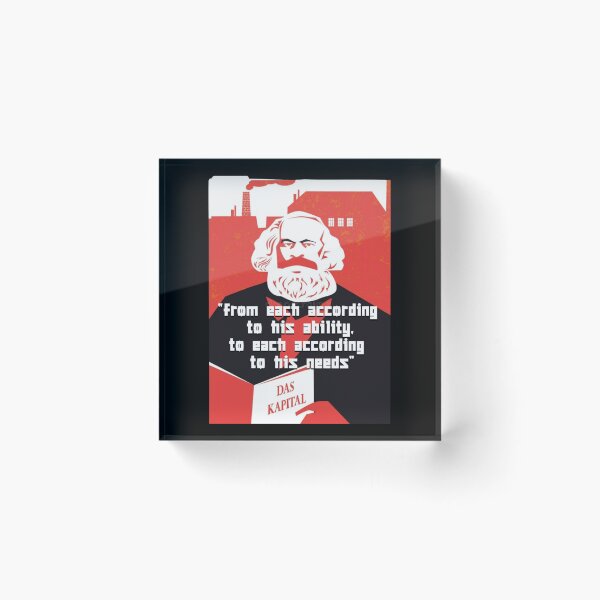 Item preview, Karl Marx Das Kapital From Each According To His Needs designed and sold by Flirt-Teez.