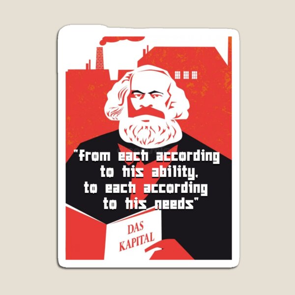 Item preview, Karl Marx Das Kapital From Each According To His Needs designed and sold by Flirt-Teez.