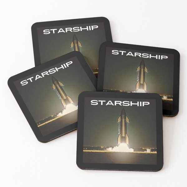 Item preview, SpaceX Starship Rocket Launch | Mars Mission Space Exploration Design designed and sold by TEEJAMBOREE.