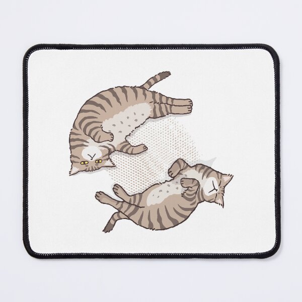 Item preview, Sleeping Tabby Cats Cozy Knit Blanket Illustration designed and sold by yuki-hana.