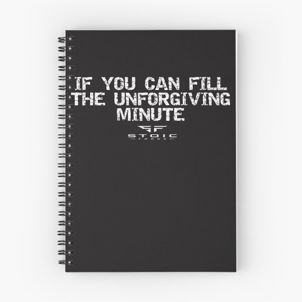 Item preview, Unforgiving Minute - Premium Stoic Apparel designed and sold by Stoic-Forge.