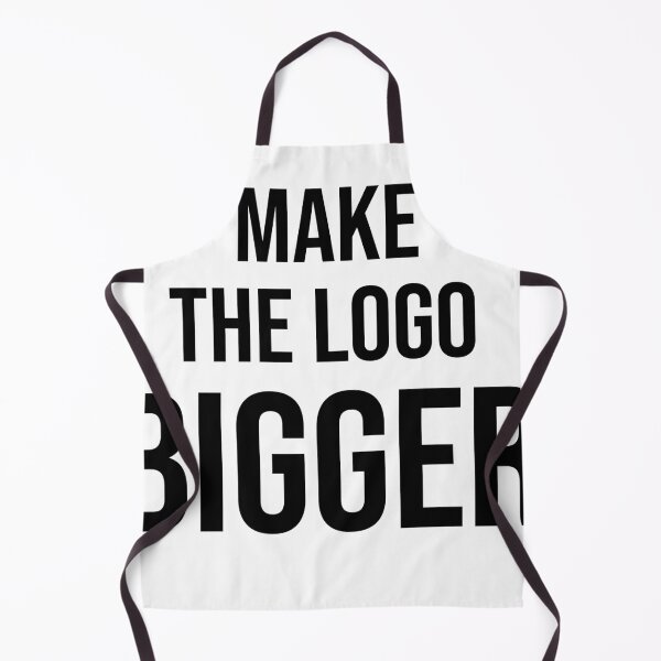 Item preview, Make The Logo Bigger – Funny Graphic Designer Gift Client Humor Typography Shirt designed and sold by navygandesign.