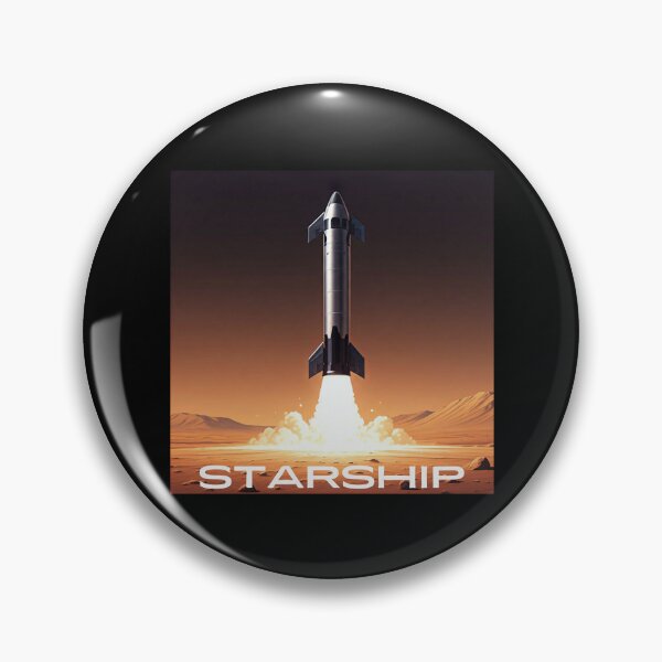 Item preview, SpaceX Starship Rocket Launch | Mars Mission Space Exploration Design designed and sold by TEEJAMBOREE.