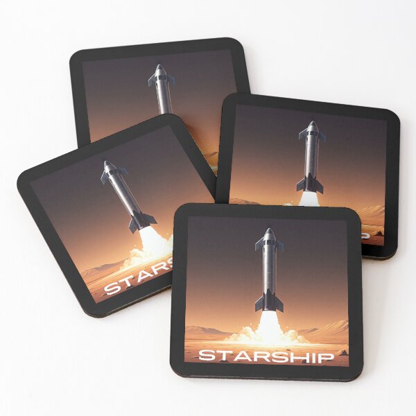 Item preview, SpaceX Starship Rocket Launch | Mars Mission Space Exploration Design designed and sold by TEEJAMBOREE.