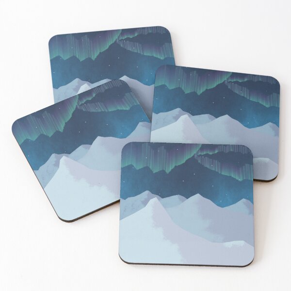 Item preview, Landscape with aurora borealis designed and sold by Javier Narváez Solarte.