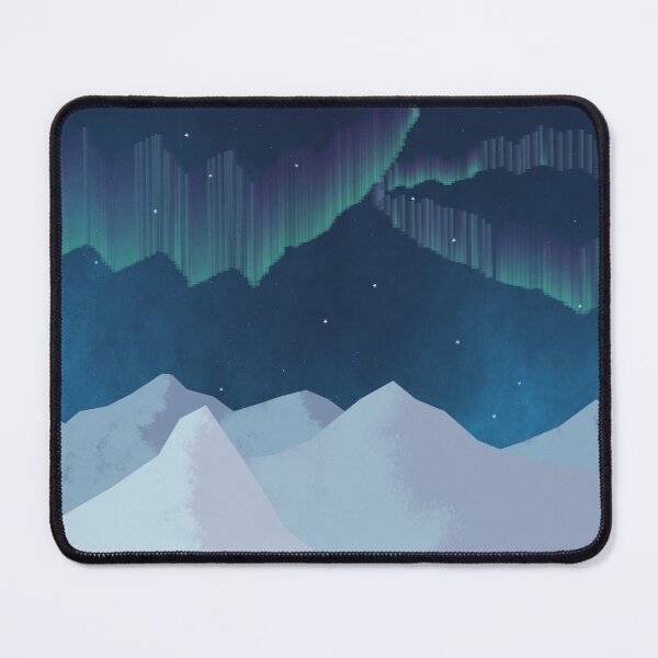 Item preview, Landscape with aurora borealis designed and sold by Javier Narváez Solarte.