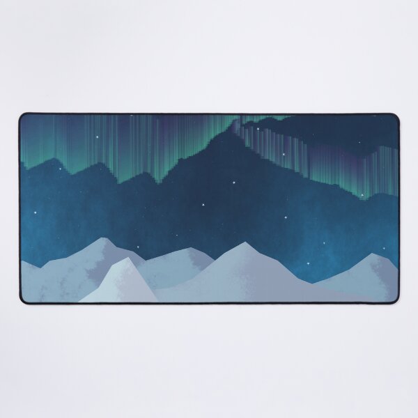 Item preview, Landscape with aurora borealis designed and sold by Javier Narváez Solarte.