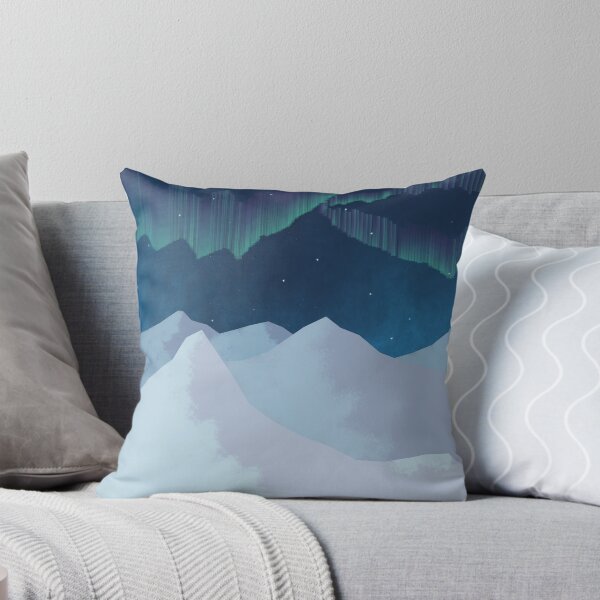 Item preview, Landscape with aurora borealis designed and sold by Javier Narváez Solarte.