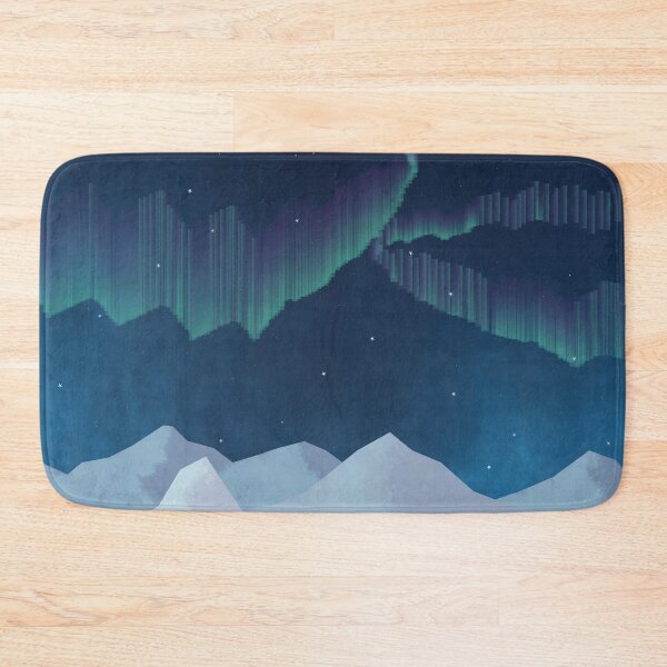 Item preview, Landscape with aurora borealis designed and sold by Javier Narváez Solarte.