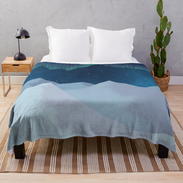 Item preview, Landscape with aurora borealis designed and sold by Javier Narváez Solarte.