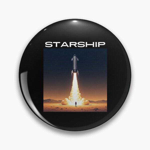 Item preview, SpaceX Starship Rocket Launch | Mars Mission Space Exploration Design designed and sold by TEEJAMBOREE.